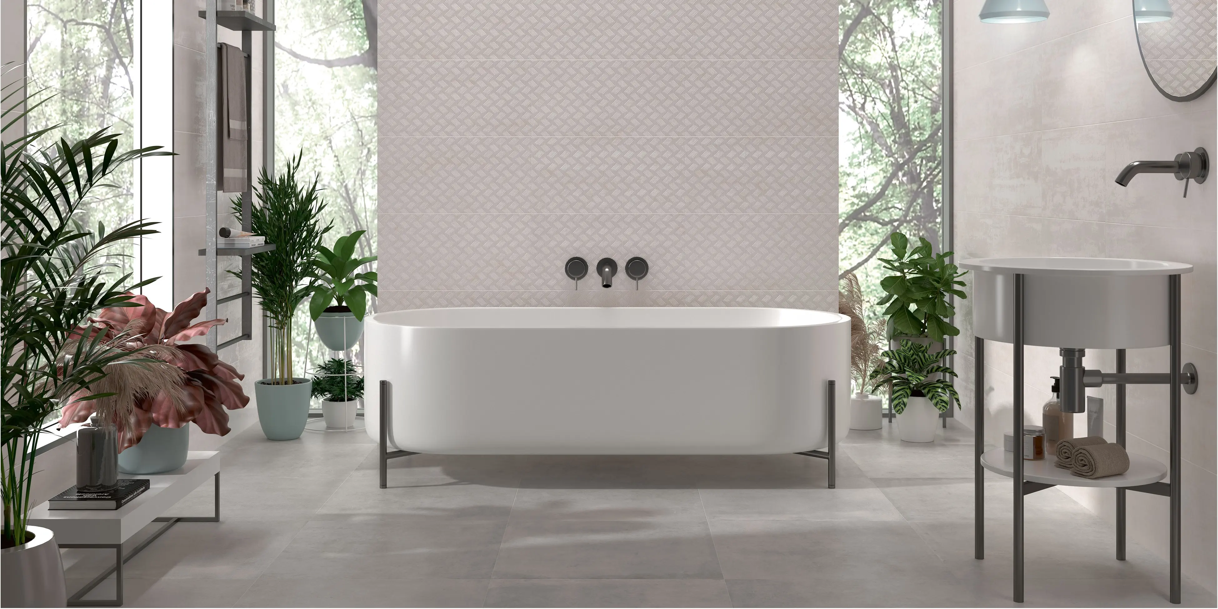 Transformér dit badeværelse med vores metalliske fliser. Skab en moderne oase med glans og stil for en badeoplevelse ud over det sædvanlige.