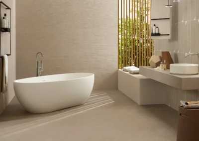 Opgrader dit badeværelses gulv med vores udvalg af stilfulde og holdbare fliser. Skab et funktionelt og æstetisk tiltalende rum med vores sortiment.
