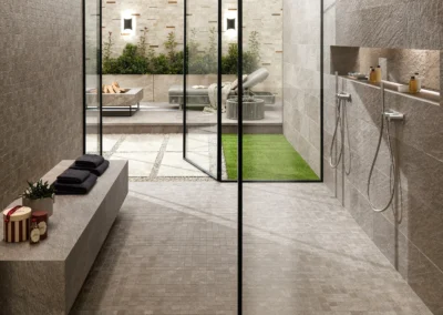 Opgrader dit badeværelses gulv med vores udvalg af stilfulde gulvfliser. Oplev holdbart design og skab et funktionelt og æstetisk tiltalende rum med vores sortiment.